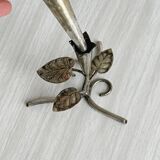 Small vintage metal soliflore vase, very lightweight.