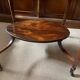 Regency oval mahogany side table, second half of the 19th century, good condition
