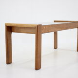 1960s Oak and Glass Coffee Table, Finland