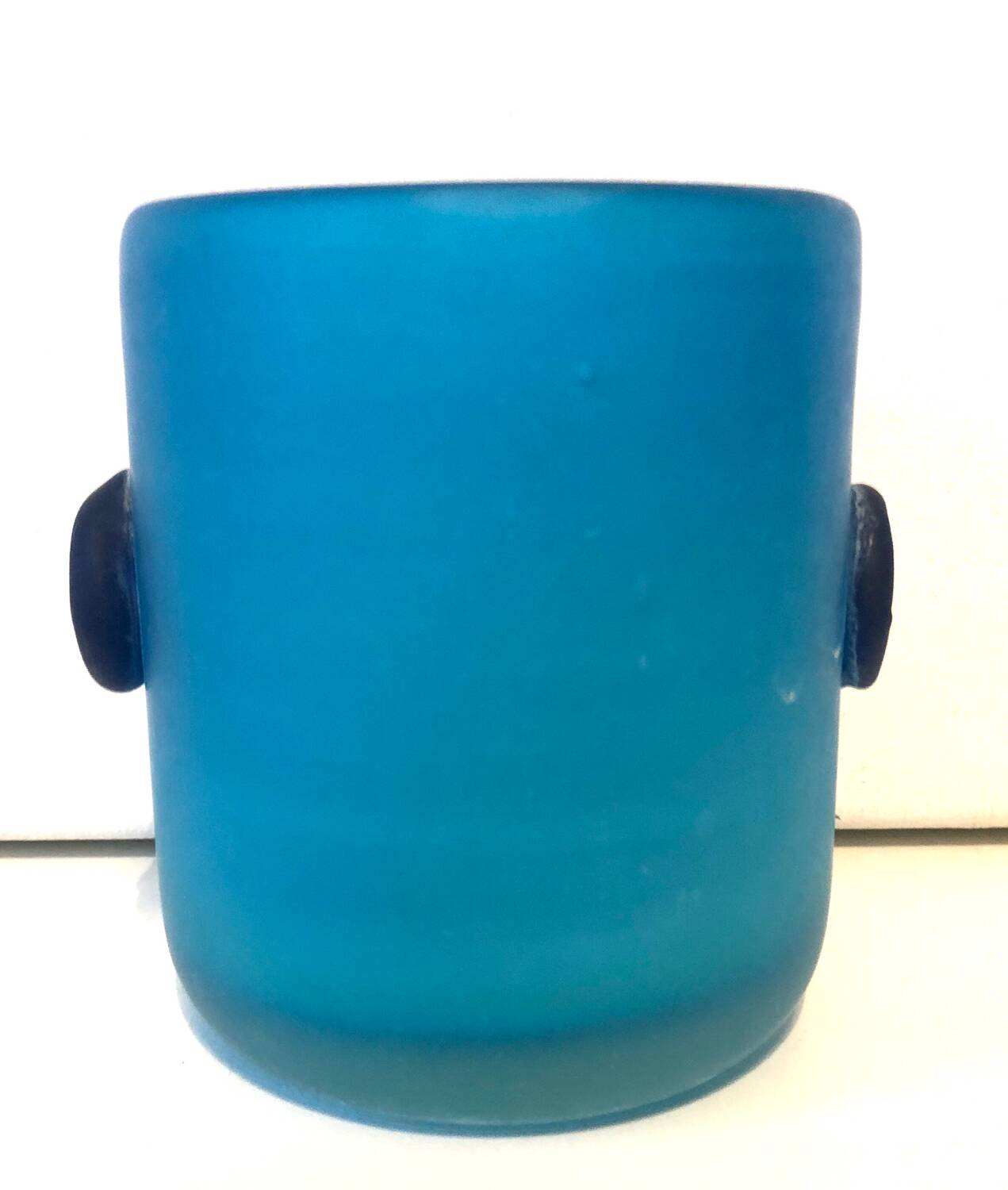 Blue Blown Glass Vase
