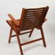 Folding armchair by Niko Kralj 1950