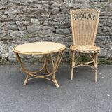 Rattan coffee table