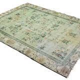 Anatolian handmade vintage rug 281 cm x 202 cm