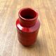 Red pottery vase Rimini Italian from the mid-century by Aldo Londi for Bitossi, 1960s.