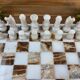 Onyx chess set – Board and pieces made of natural stone