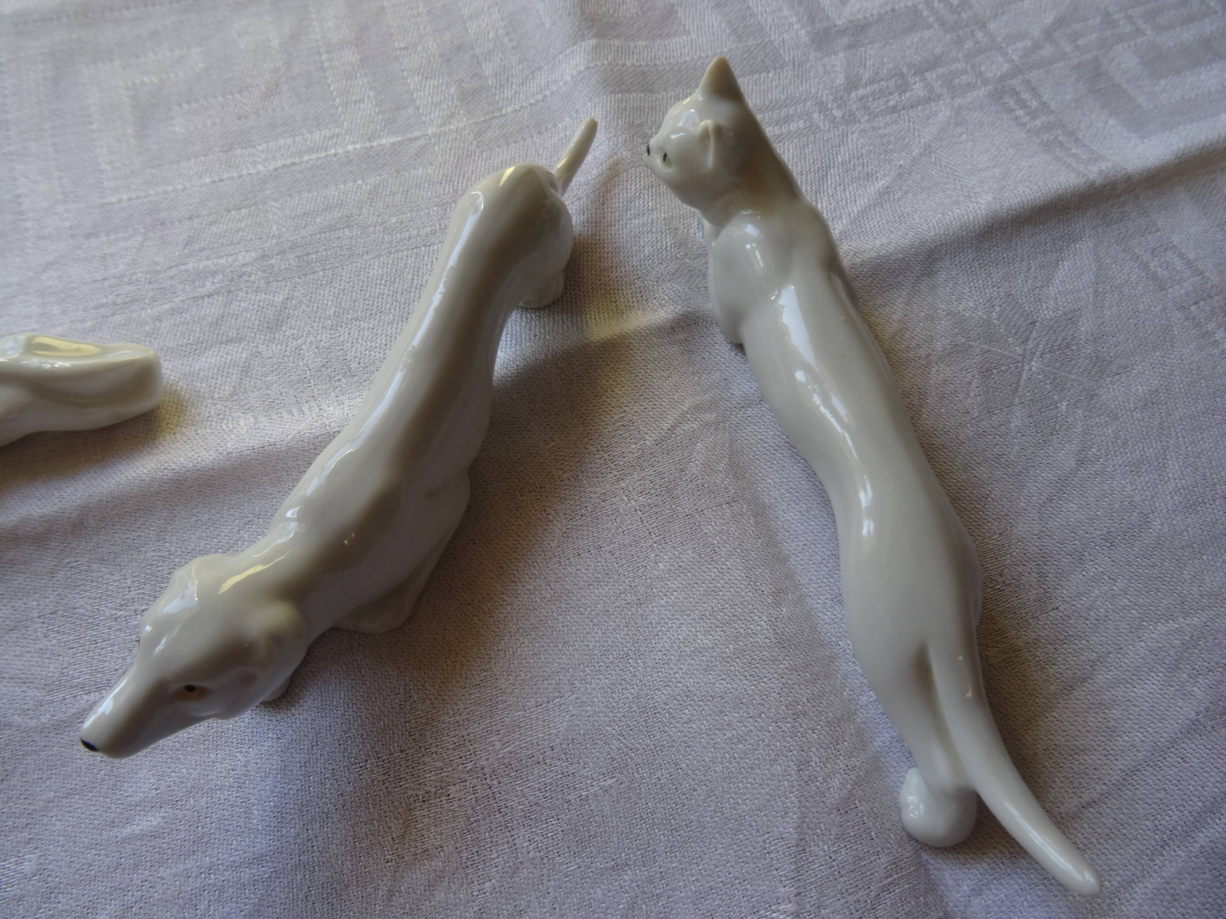 Art Deco animal knife holders