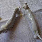 Art Deco animal knife holders