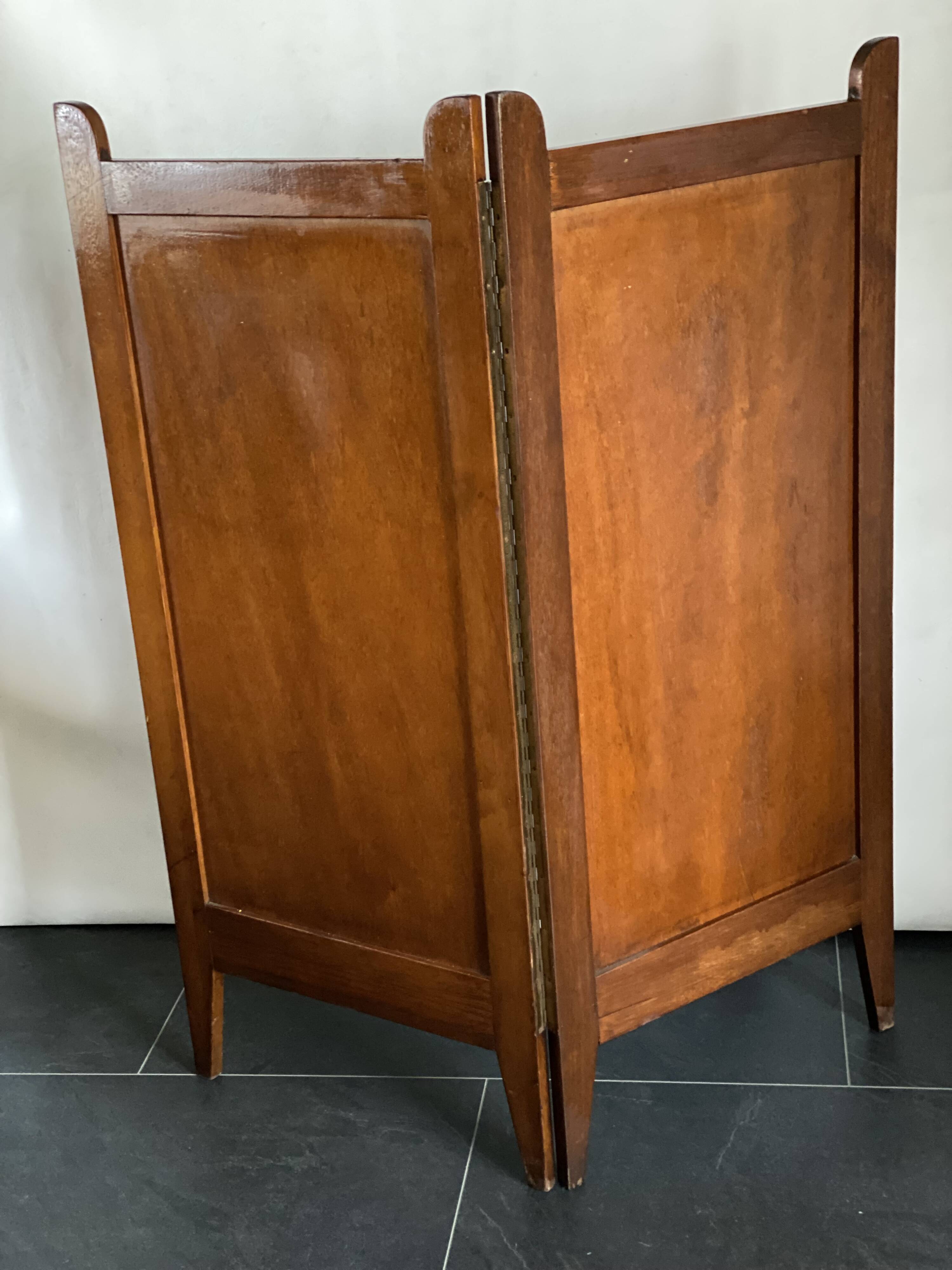 Paravent vintage en chêne