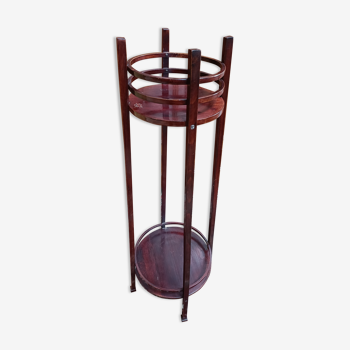 Porte-plante bois couleur acajou Thonet n°9531 ou D31