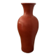 Large monumental vase in red terracotta
