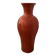 Large monumental vase in red terracotta