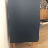 Commode vintage bleu nuit
