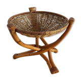 Rattan tabouret