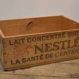 Wooden case of the Nestlé no1 brand