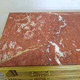 Antique chest of drawers with marble