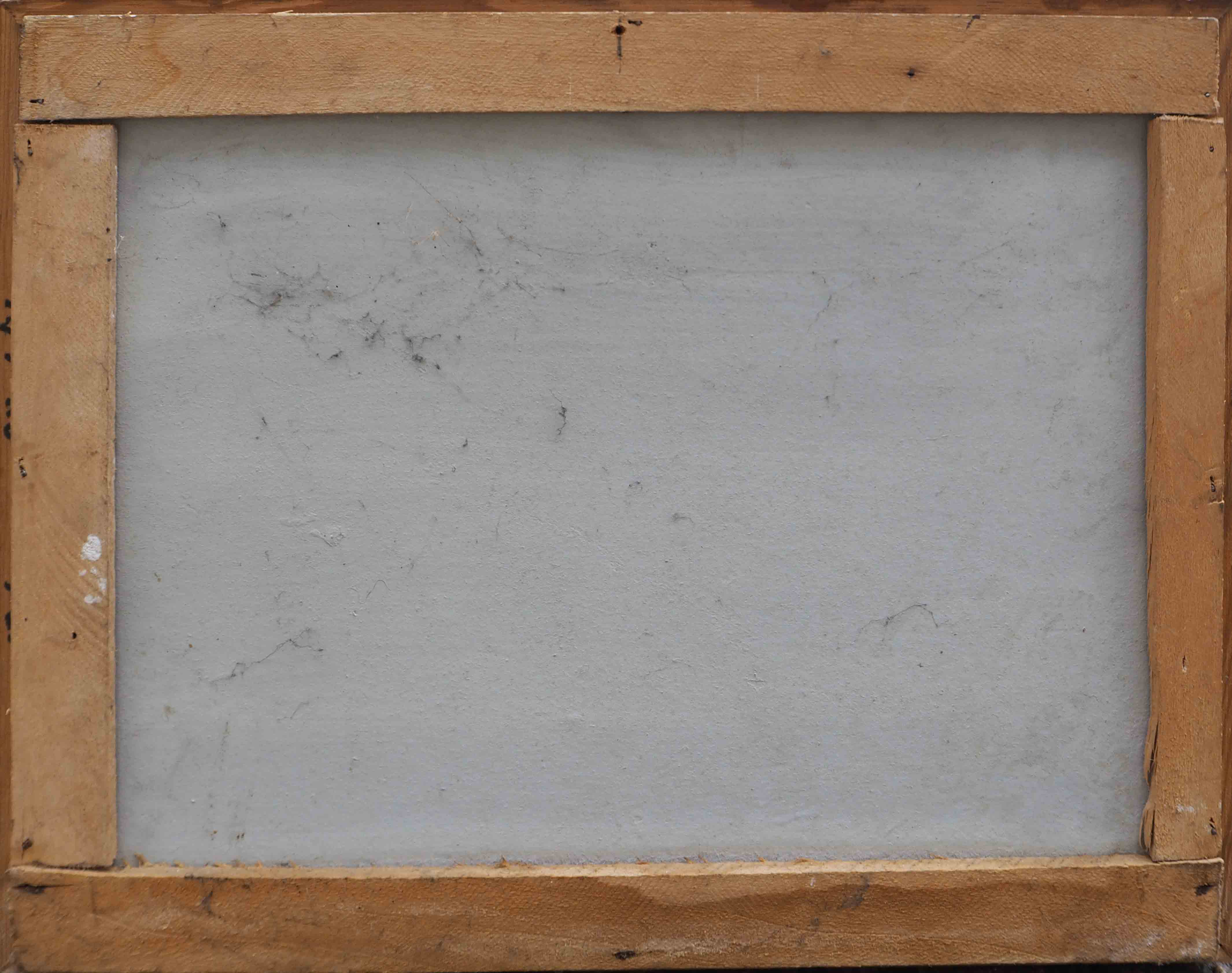 Riding painting: Horse on the trot HSP signed (to be deciphered) - 1969