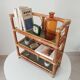 Vintage wall shelf in bamboo and rattan 70s/80s