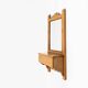 Item Name French Wooden Shaving Cabinet with Mirror, 1890s