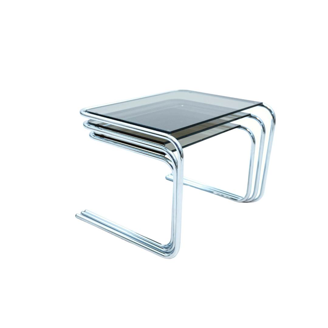Tubular nesting tables