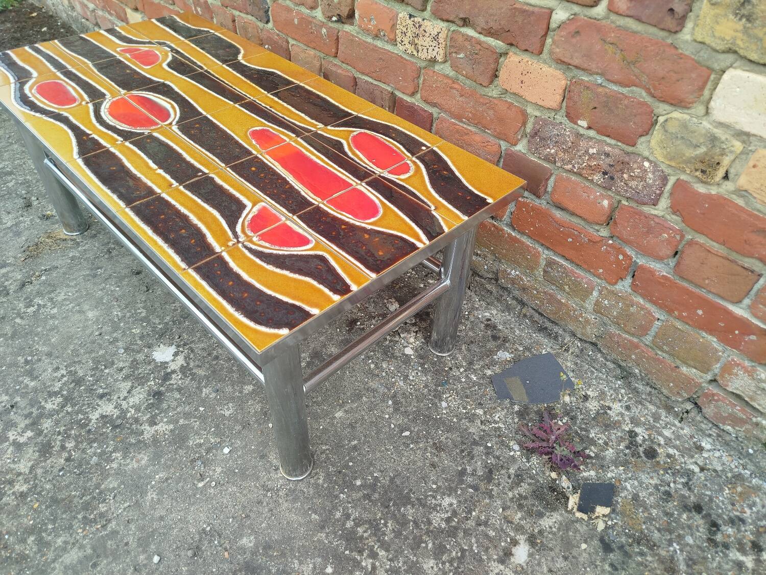 Ceramic coffee table, 1970s