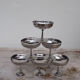 6 Coupes à glace en inox Letang Remy