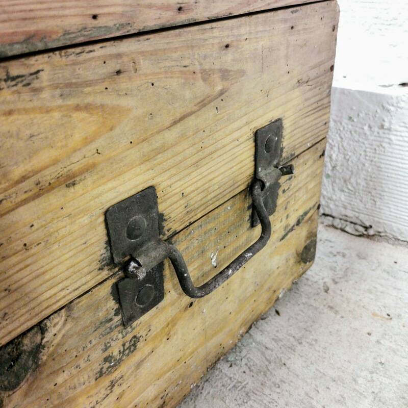 Large wooden trunk