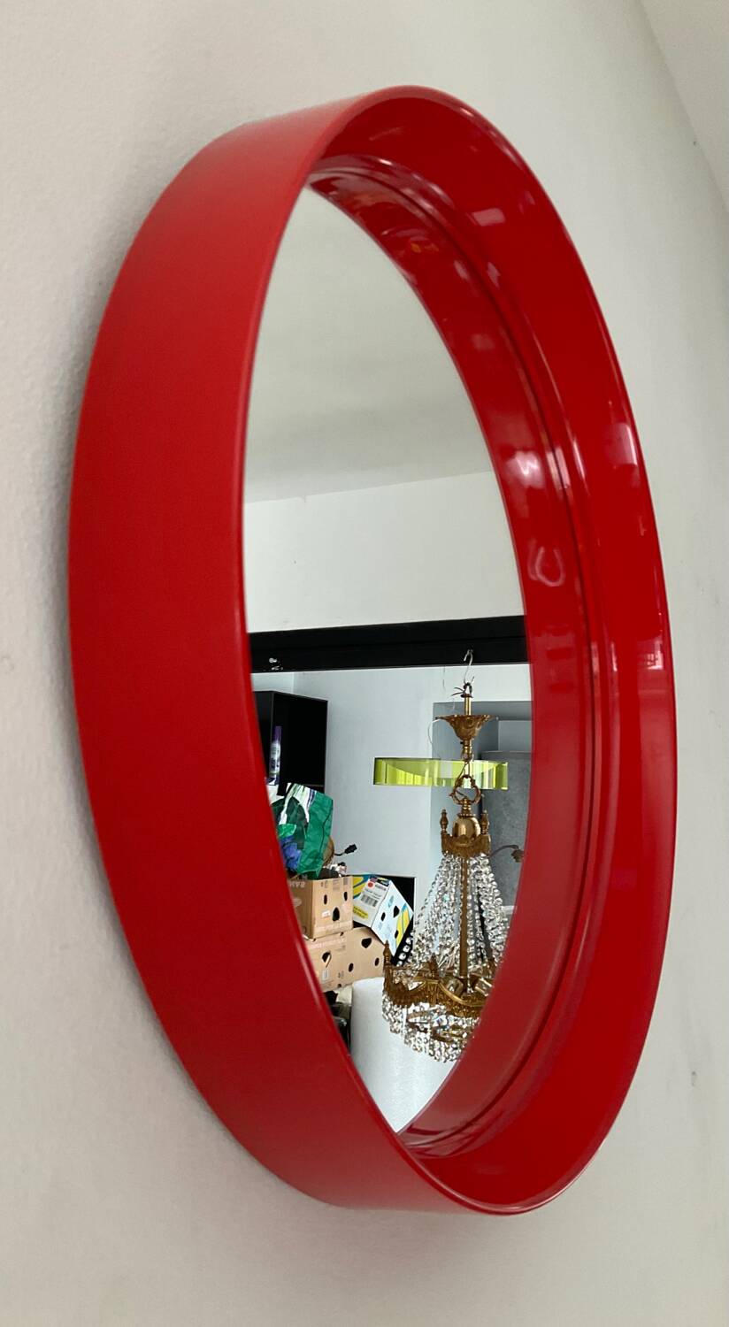 Mirror from the 70s round 40cm
