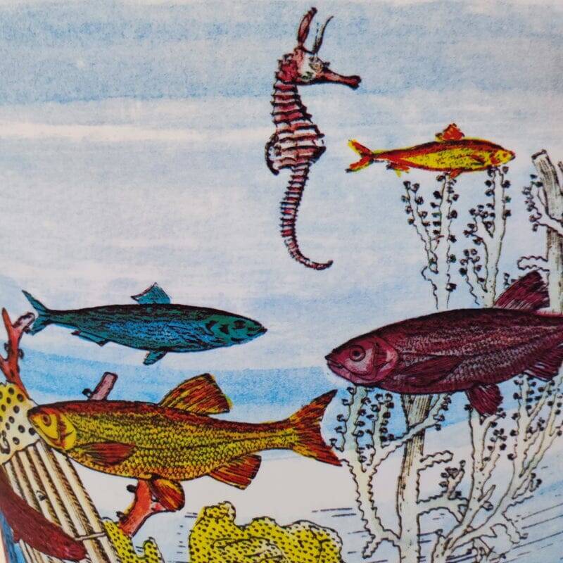 1990s Rare "Aquarium" floor lamp by Piero Fornasetti for Antonangeli