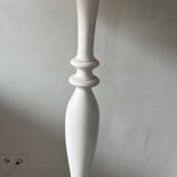 Lampadaire Vintage blanc bois