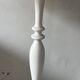 Vintage white wooden floor lamp