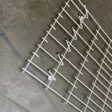 Minimalist German rope coat rack from the mid-century, 1960s.