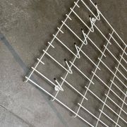 Minimalist German rope coat rack from the mid-century, 1960s.