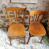 Duo of Bistro Chairs, Baumann