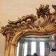 grand miroir doré Napoleon III au masque