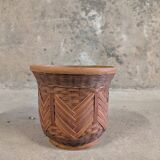 Wicker flowerpot