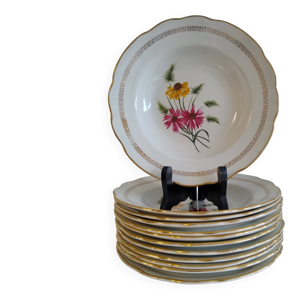 12 assiettes creuses