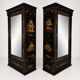 Pair of Chinoiserie Linen Cupboards / Wardrobes 19th Century