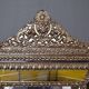 Beaded Mirror in Repoussé Brass, Louis XV style – 2nd part of the 19th century