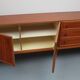 1960s sideboard in walnut, 240cm