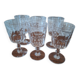 Crystal digestive glasses
