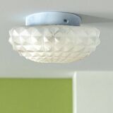 Pair glass flush mount lights wall or ceiling