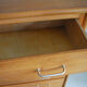 Commode vintage en bois pieds compas