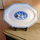 Large octagonal dish KG Luneville Art Deco