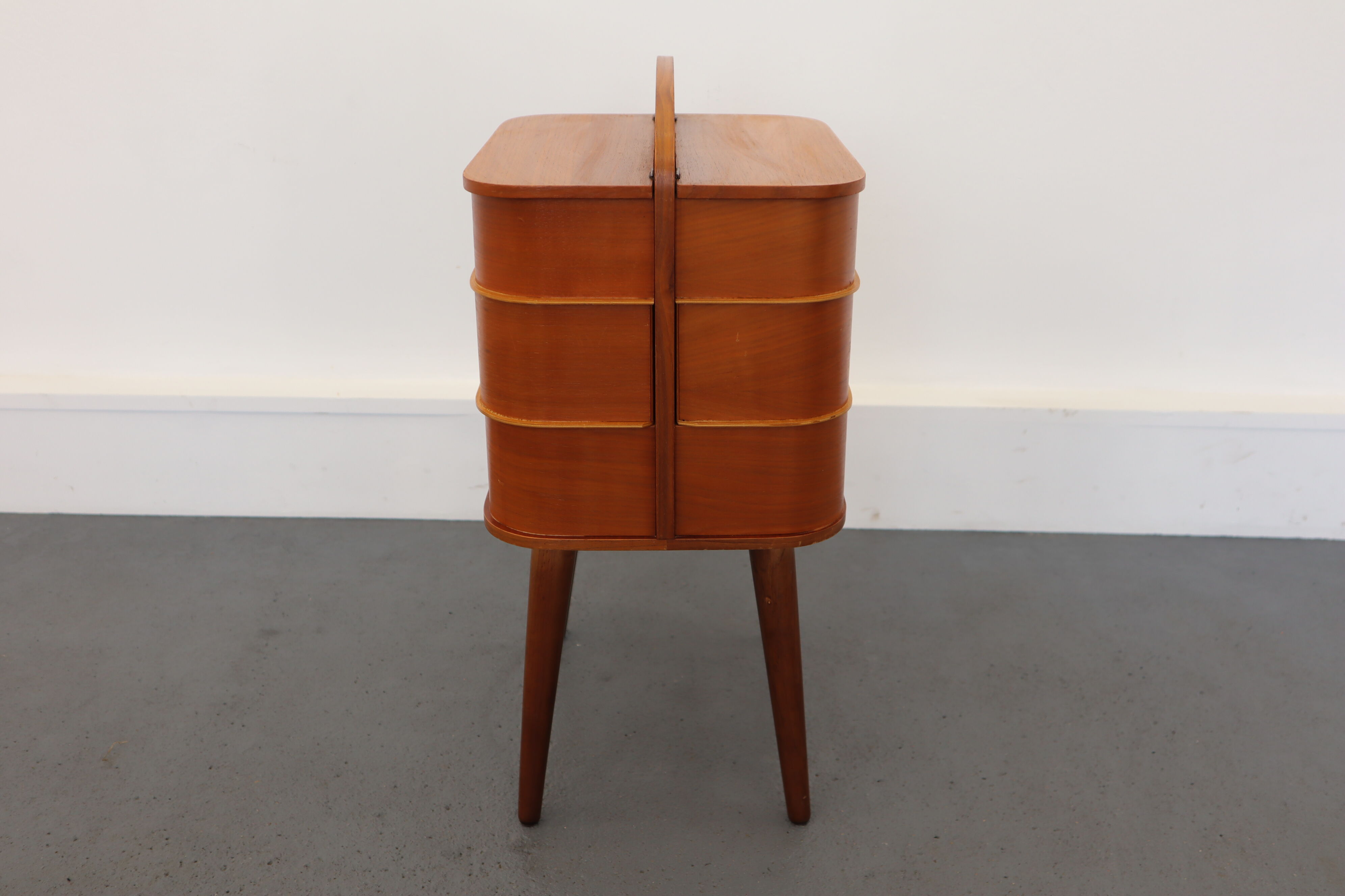 Wooden Sewing Cabinet, 1960s