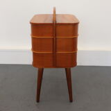 Wooden Sewing Cabinet, 1960s