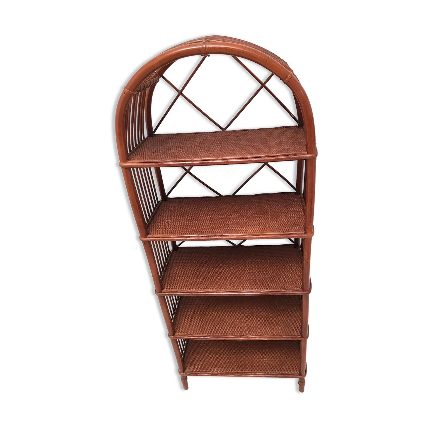 Bamboo shelf and cannage 60s