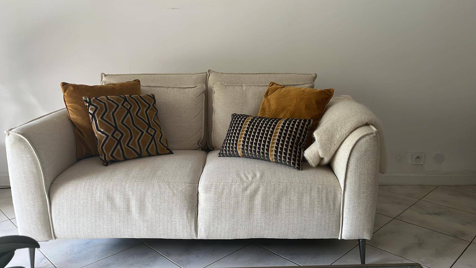 Canapé Saint-Tropez  tissu | Design by HomeSalons