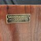 Art Deco buffet by Saddier & Fils in solid rosewood and veneer.