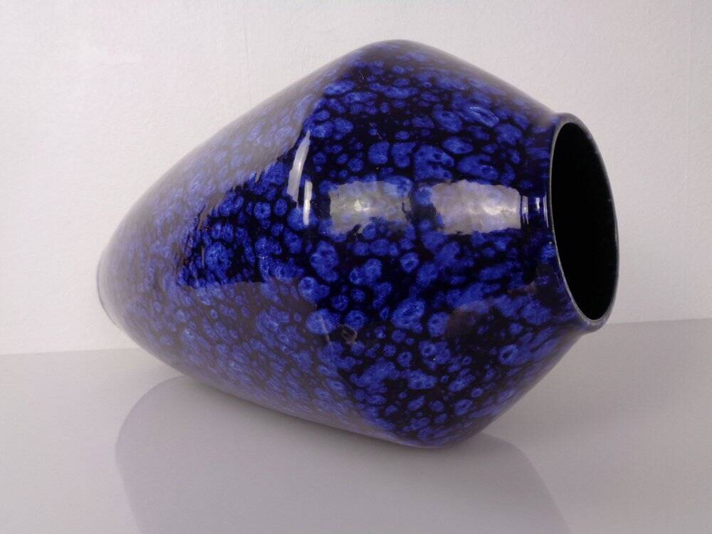 Large Pop Art Model 540-48 Vase in Glazed Ceramic from Scheurich, 1970s