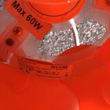 Vintage Ikea orange Fillsta lamp, 1990s